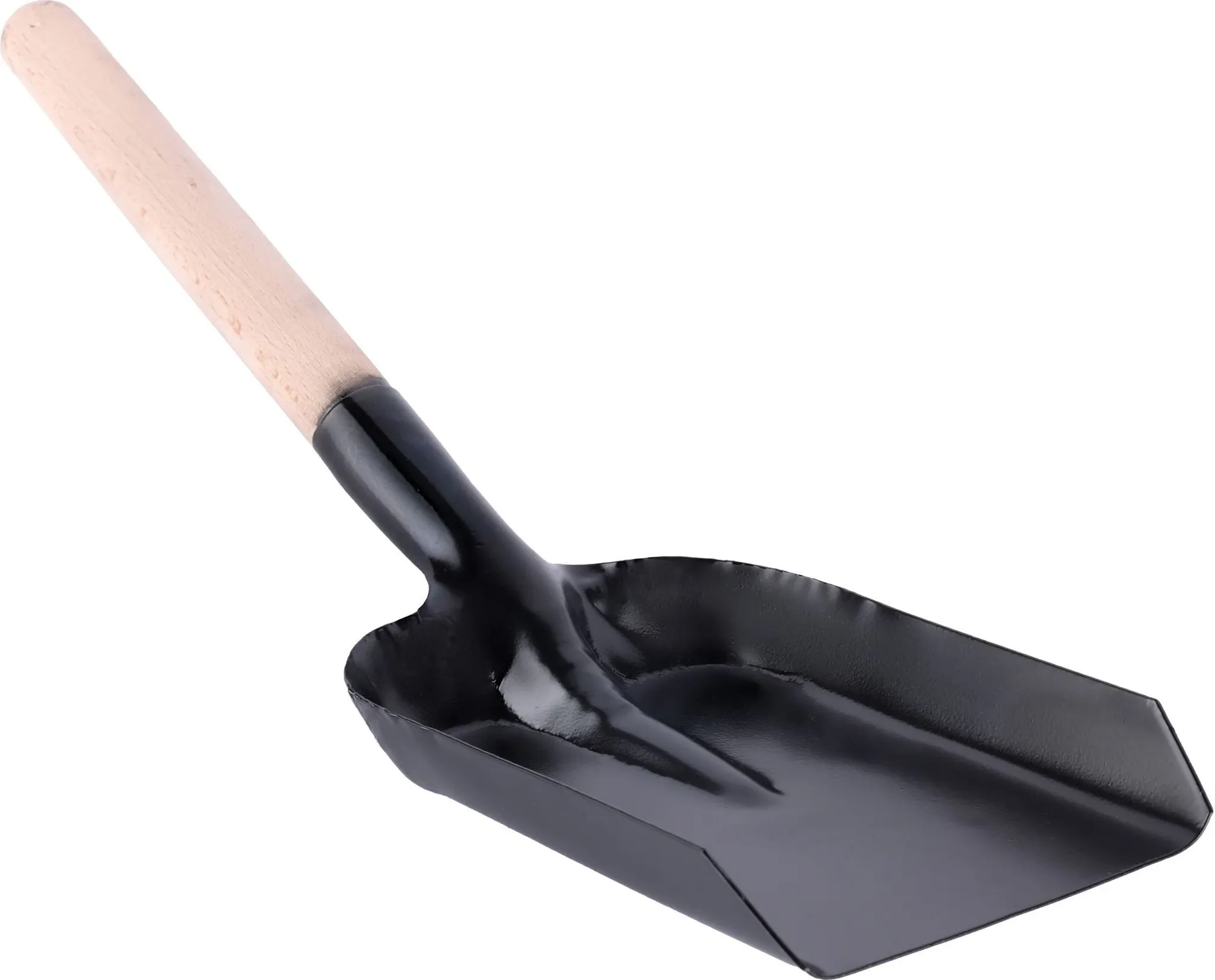 Garronda – Kohleschaufel „GD-0008“ mit Holzstiel, 15 × 15 cm