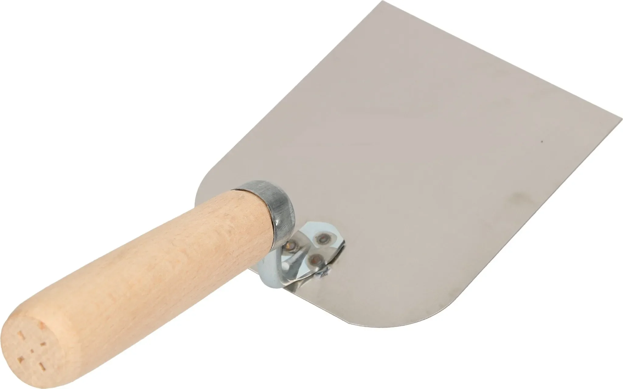 KOTARBAU – Edelstahl Maurerkelle 128×100 mm mit Holzgriff