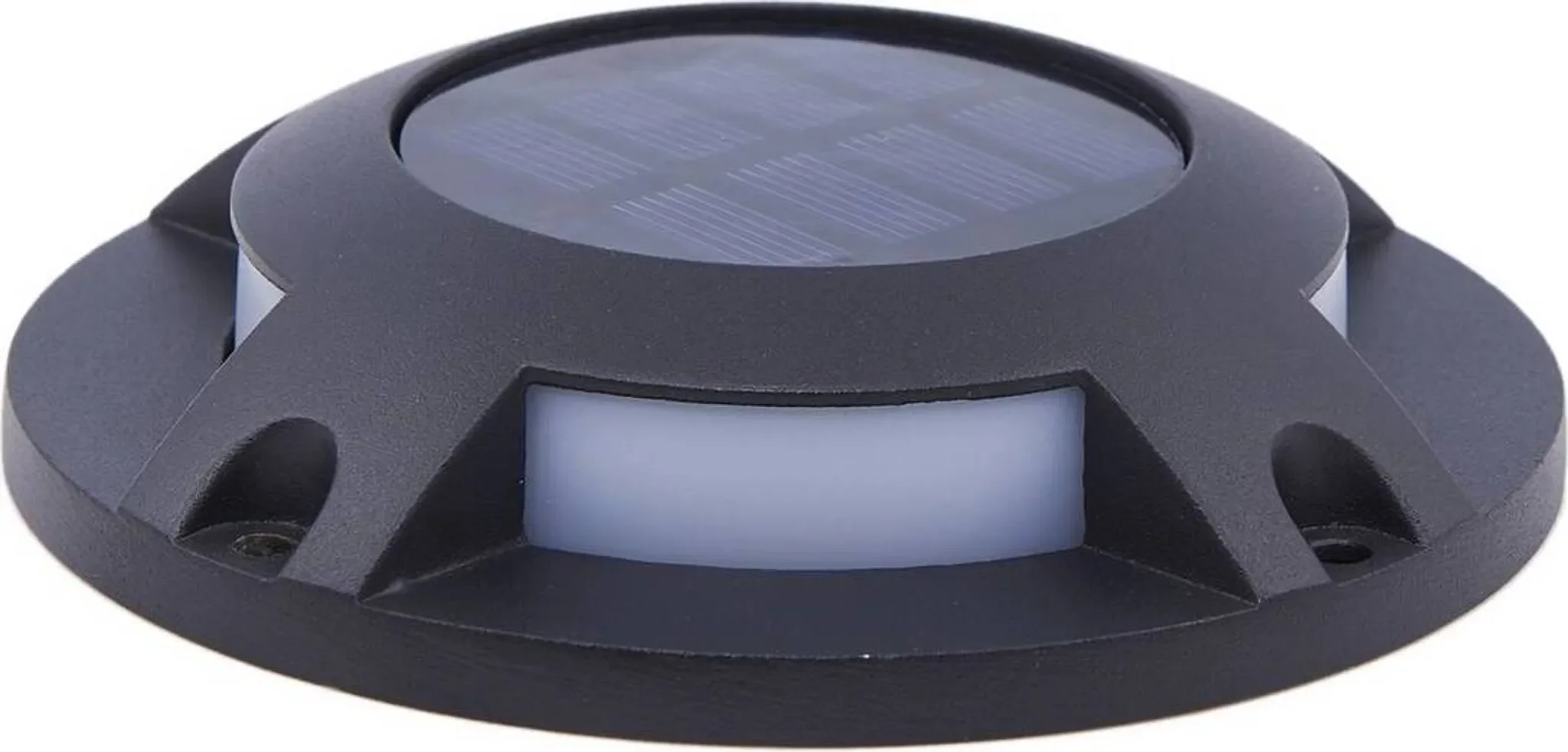 PRIOS LED Solar-Bodenstrahler „Selius“ – anthrazit für Außen