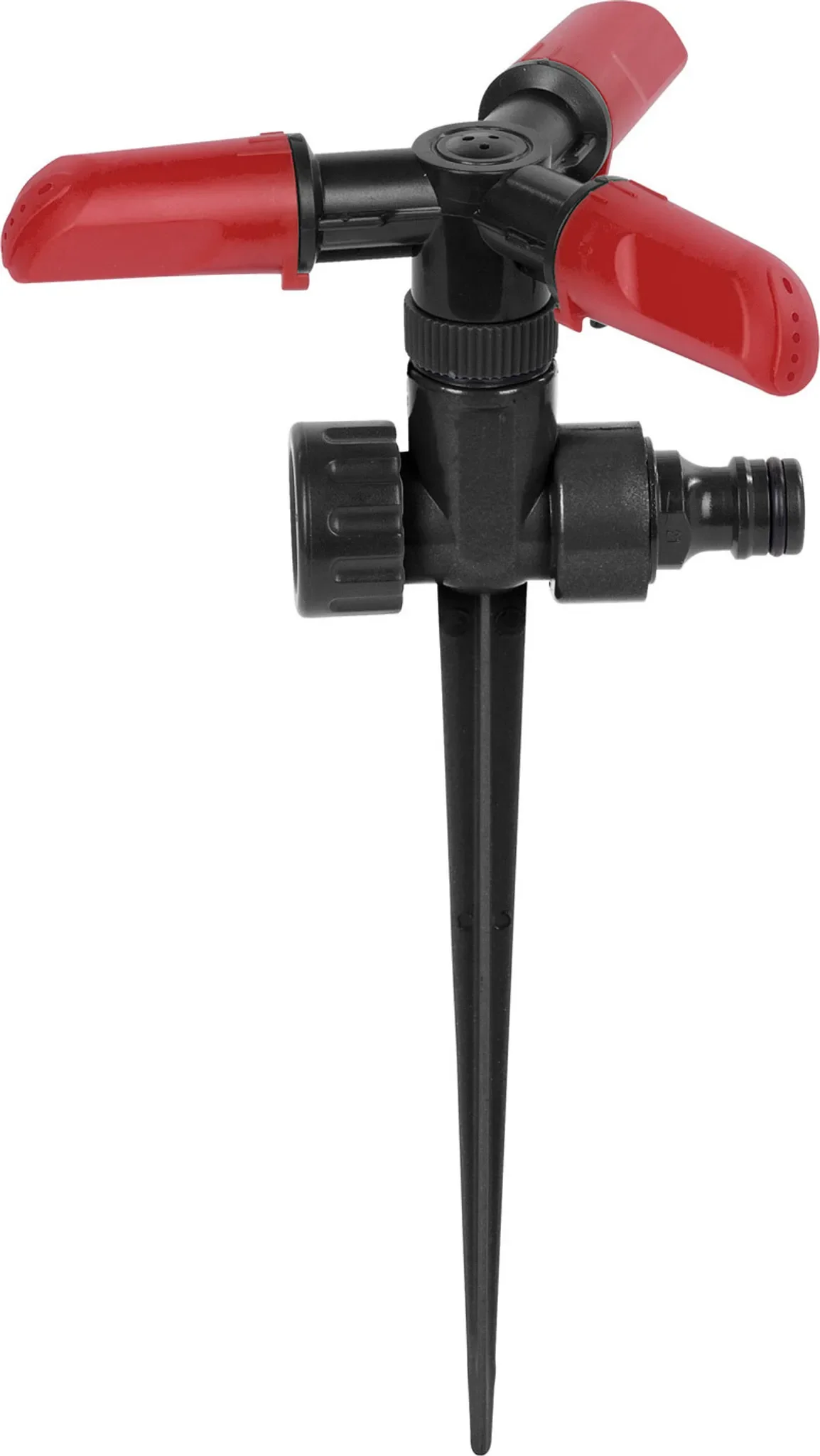 VARO – 360°-Rasensprenger, 3-armig, mit Erdspieß