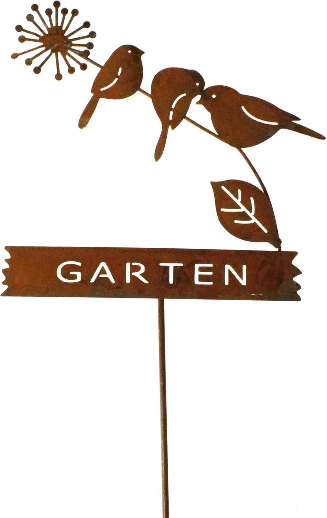 Floral-Direkt – Metall-Gartenstecker „Vögel“ 67 cm